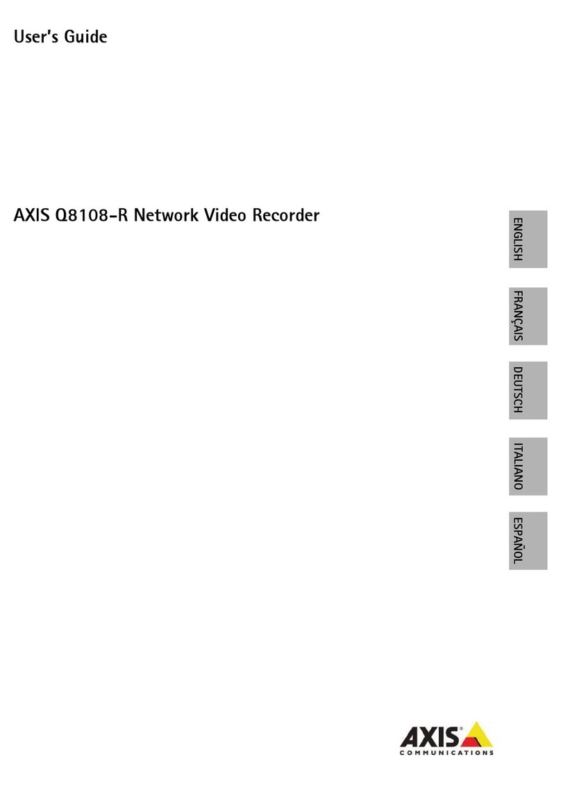 Axis Q8108-R User manual