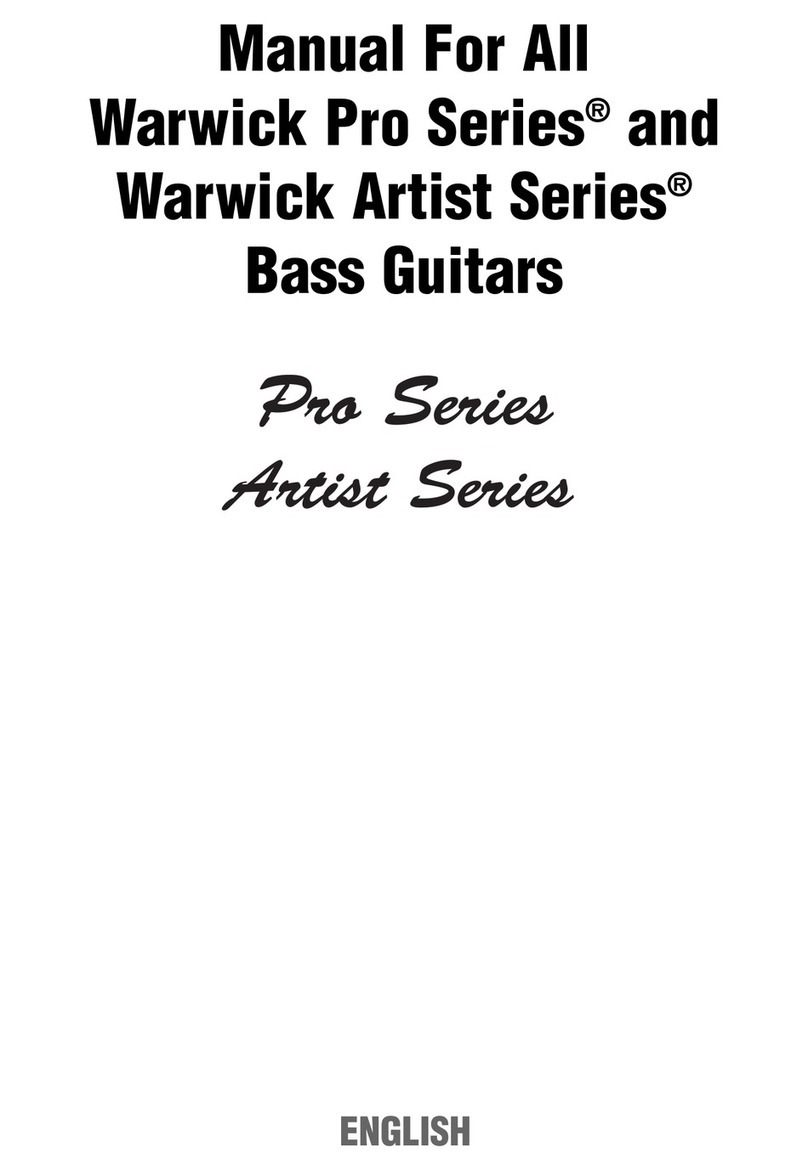 Warwick Pro Series User manual Warwick Pro Series User manual