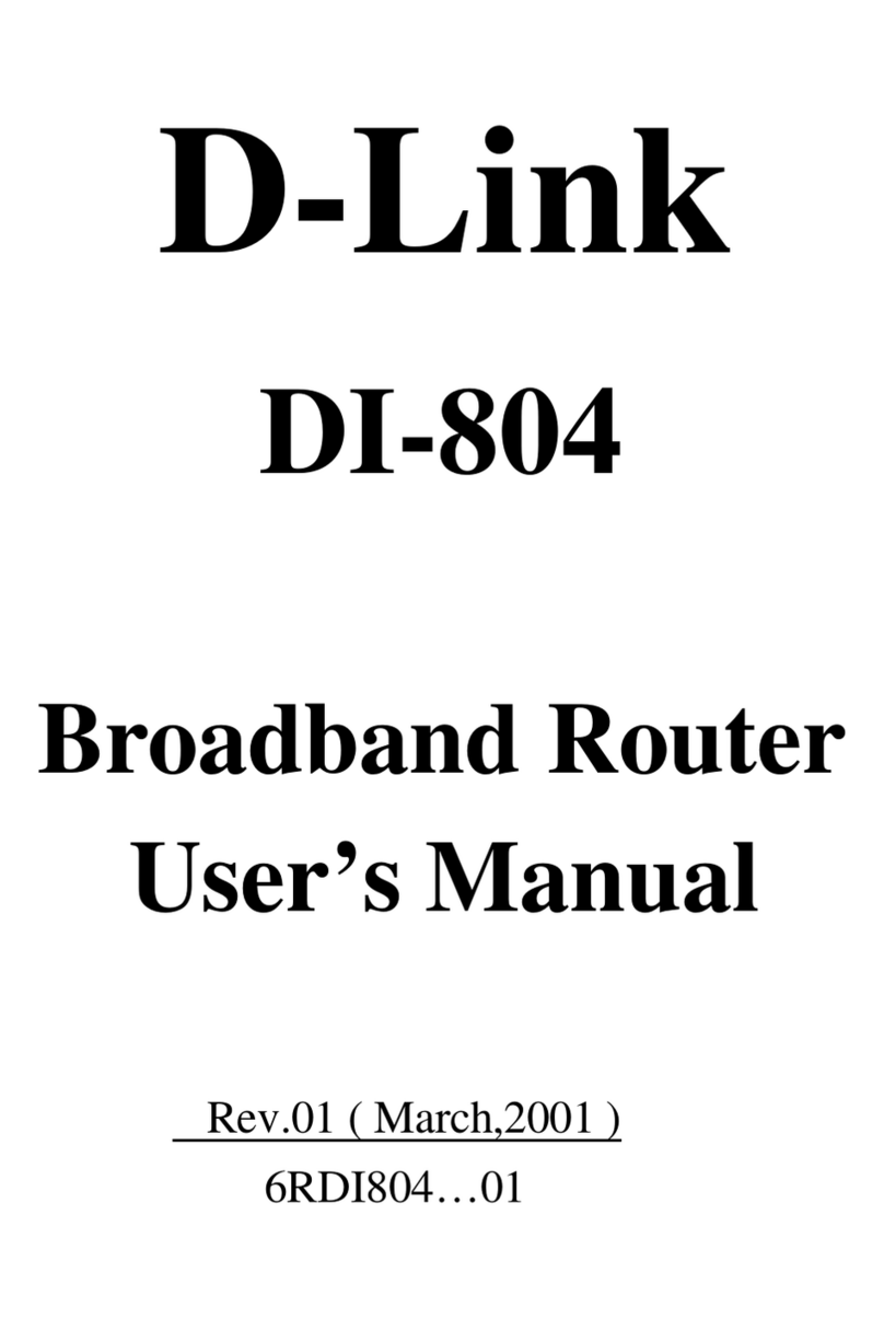 D-Link DI-804 User manual