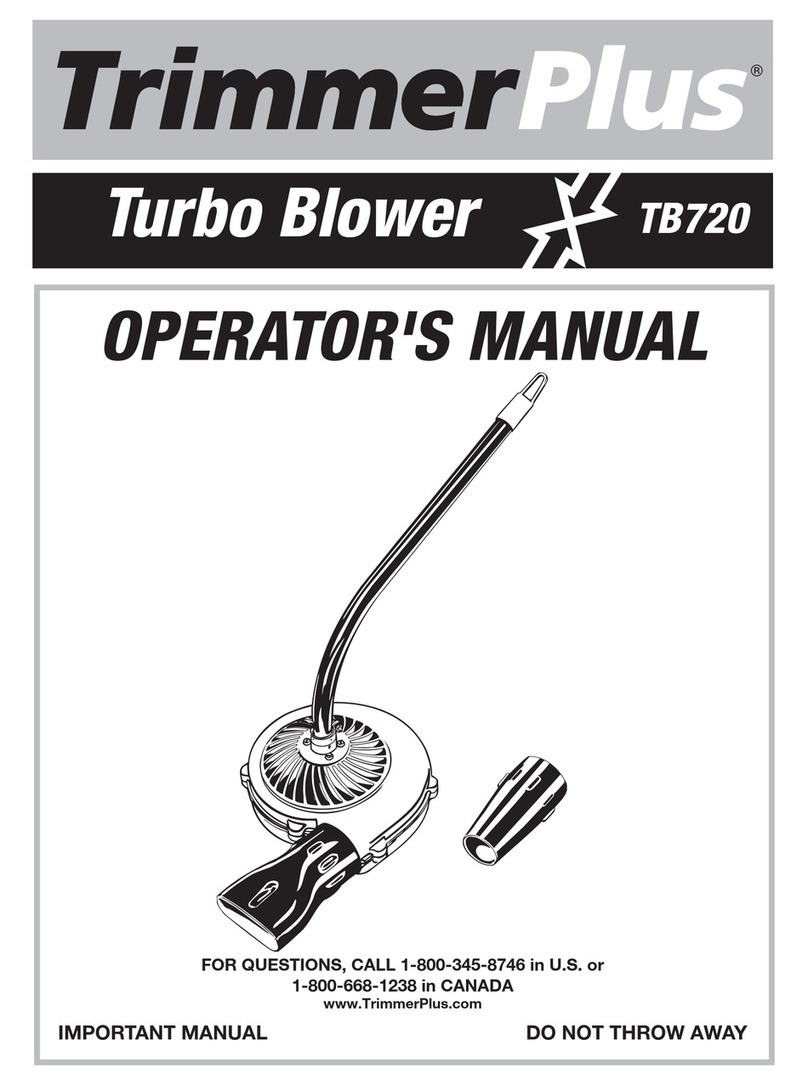TrimmerPlus TB720 Operator's manual