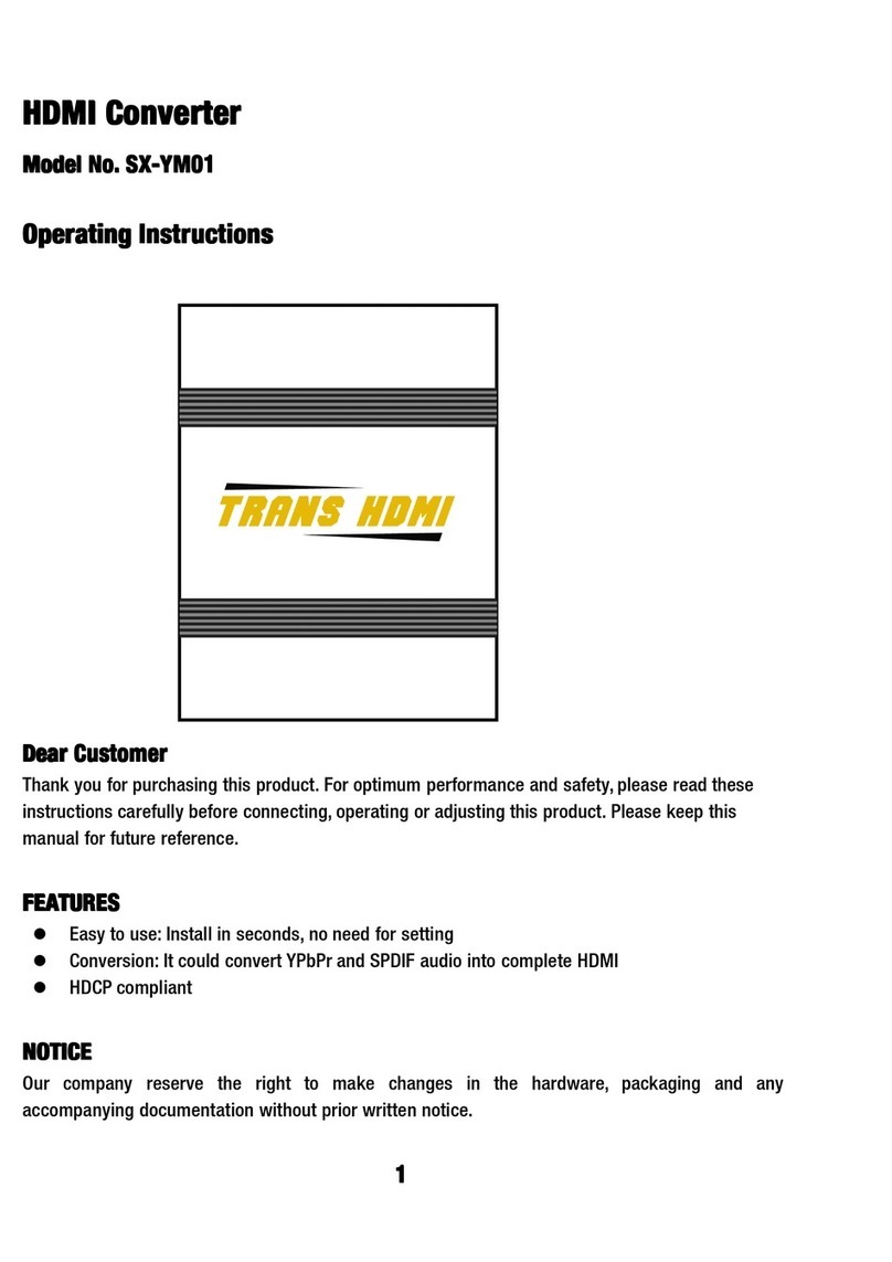Foxun SX-YM01 operating instructions