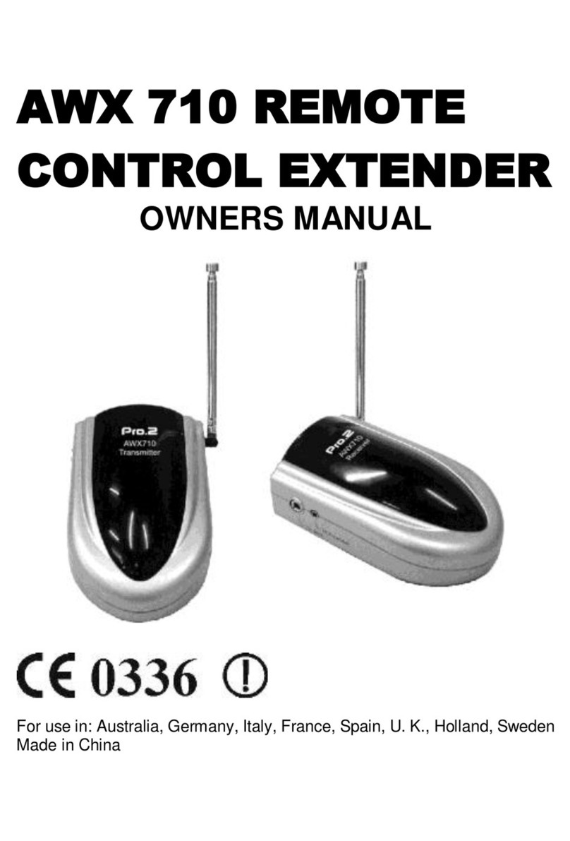 Pro2 AWX 710 User manual