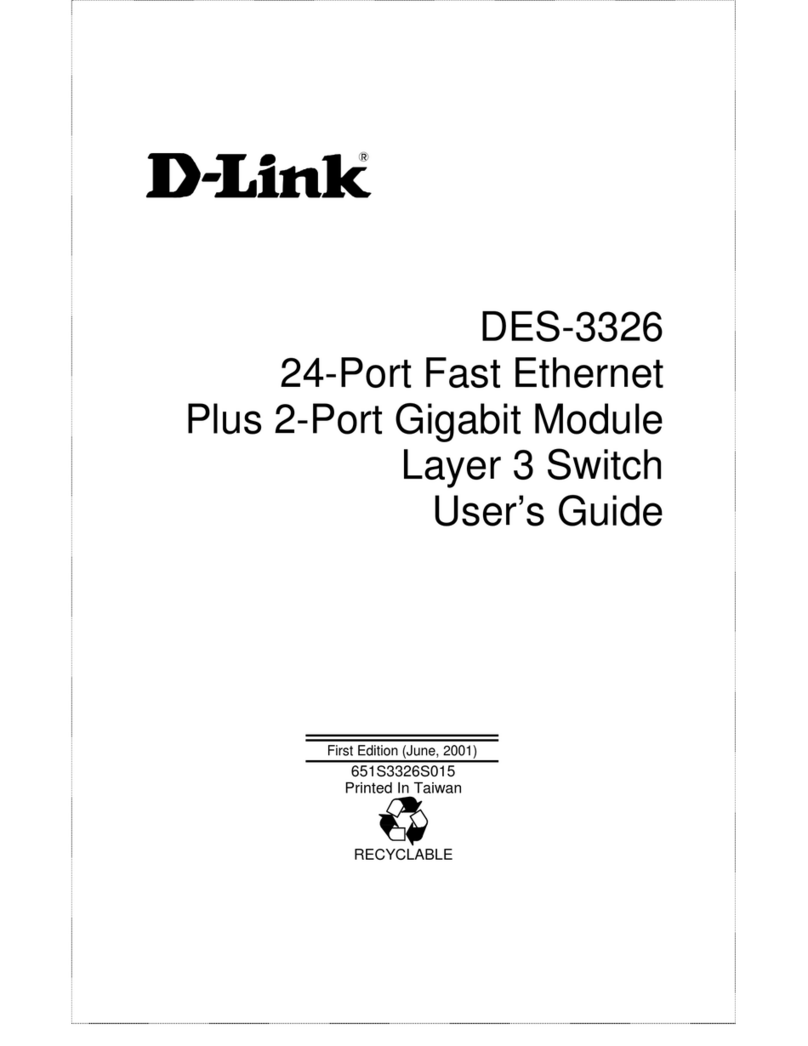 D-Link DES-3326 User manual