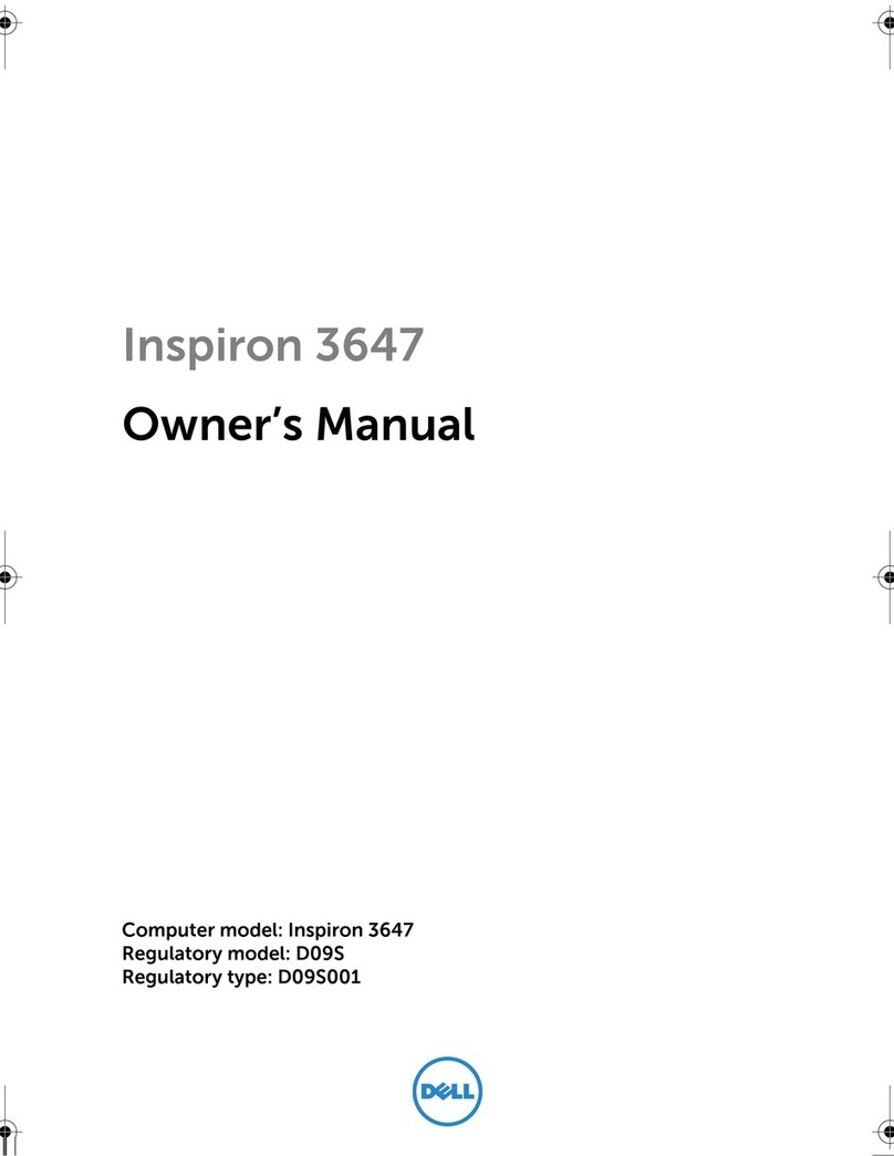 Dell Inspiron 3647 User manual