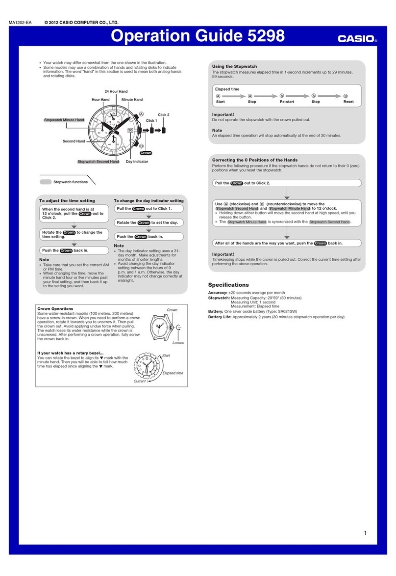 Casio 5298 User manual Casio 5298 User manual