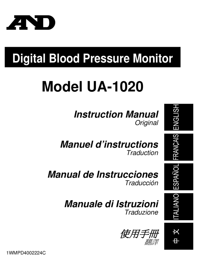 A&D UA-1020 User manual