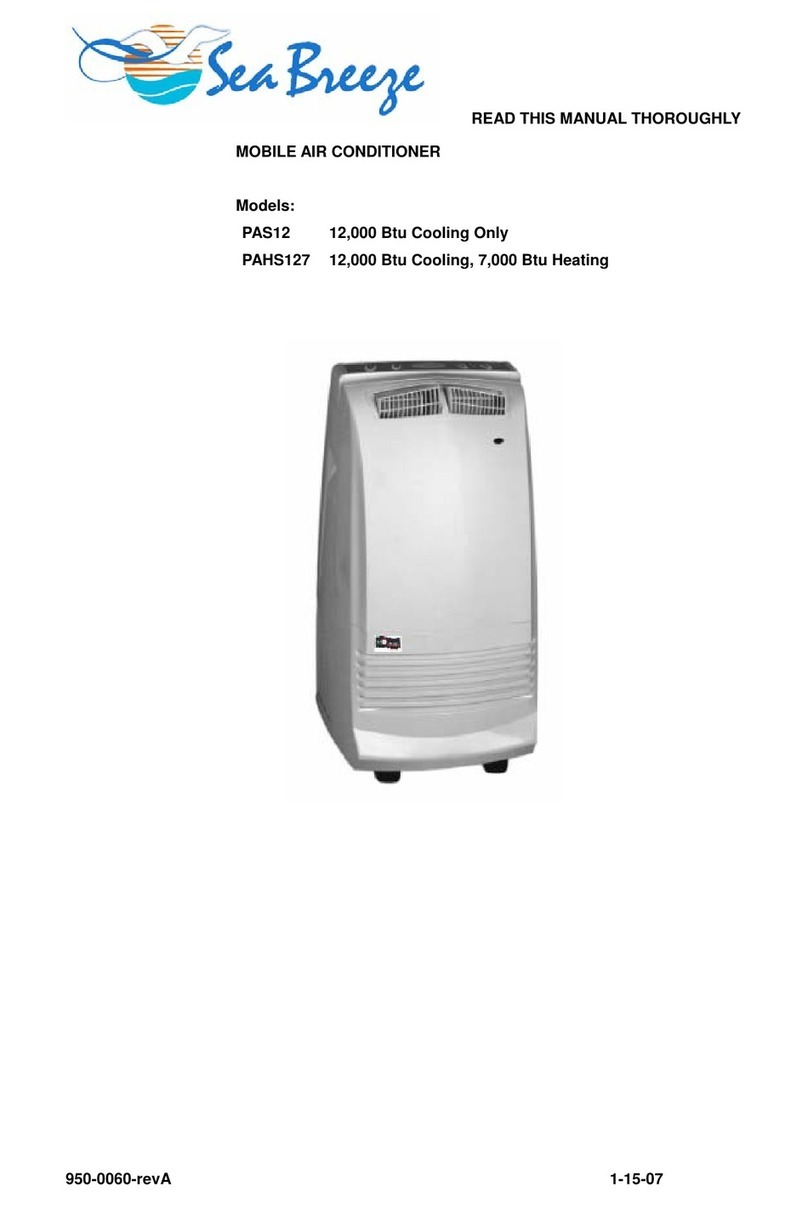 Seabreeze PAHS127 User manual