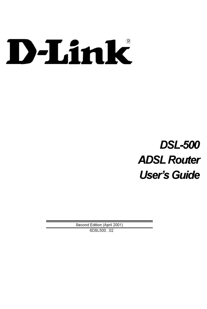 D-Link DSL-500 User manual