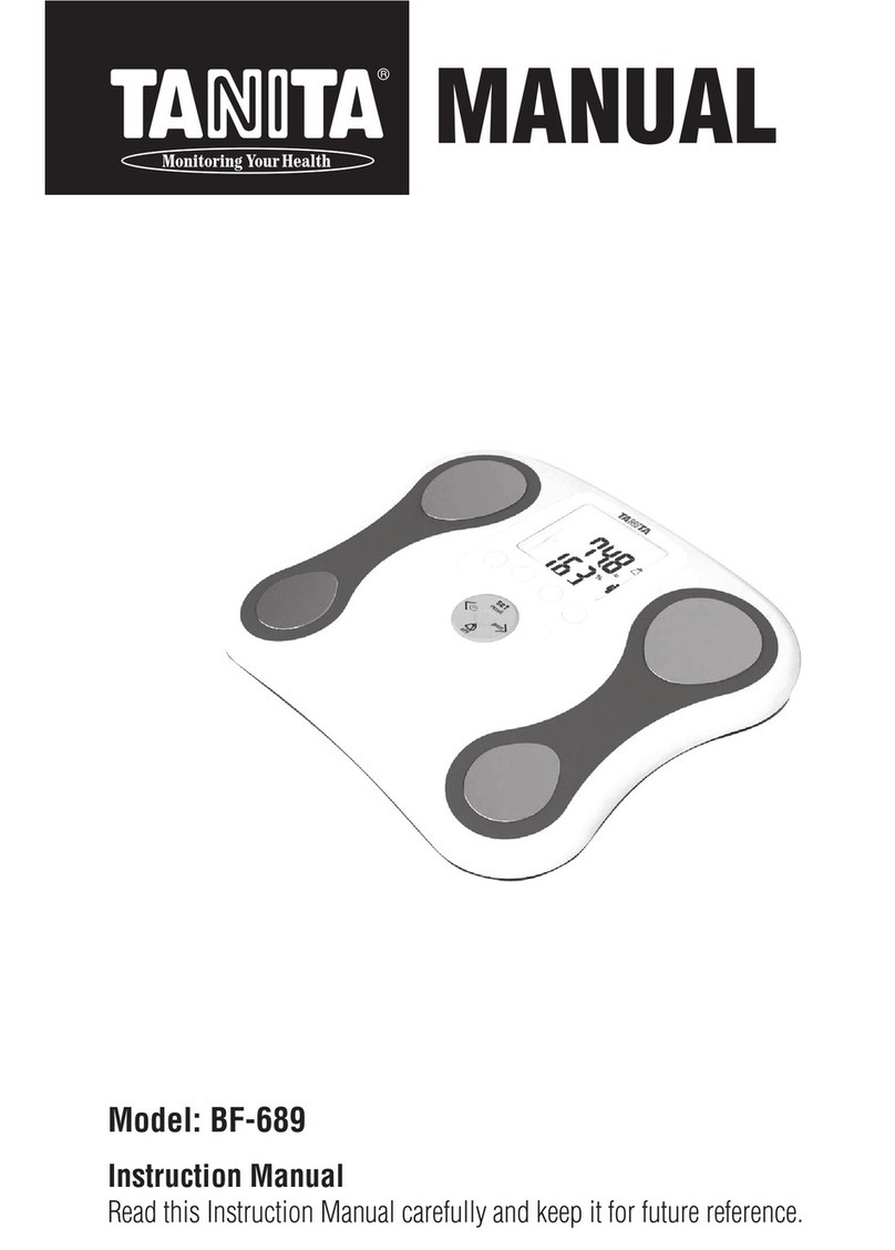 Tanita BF-689 User manual