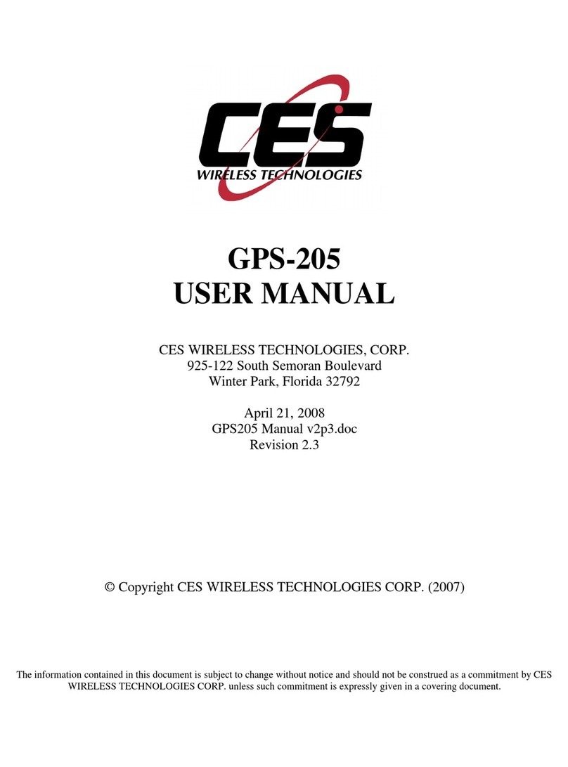 CES GPS-205 user manual
