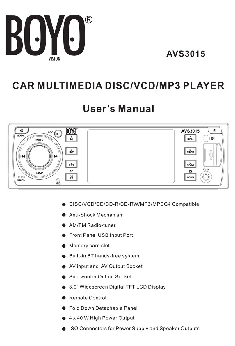 Boyo AVS3015 user manual