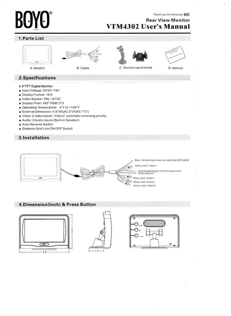 Bojo VTM4302 user manual