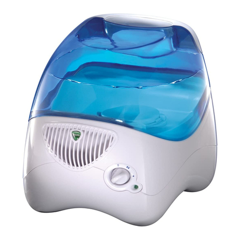 Vicks V3100 - Vicks . Cool Mist Humidifier User manual