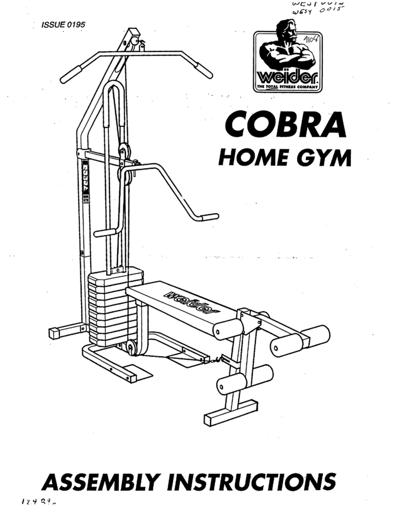 Weider COBRA User manual