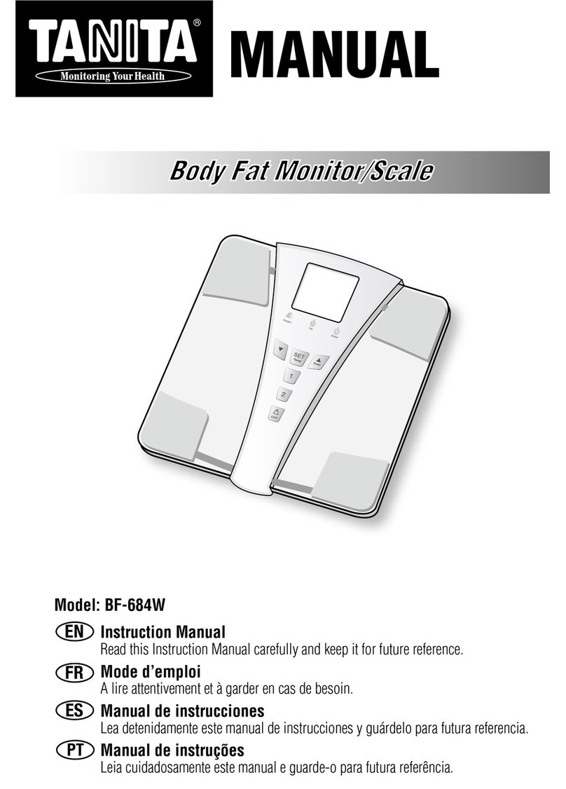 Tanita BF-684W User manual