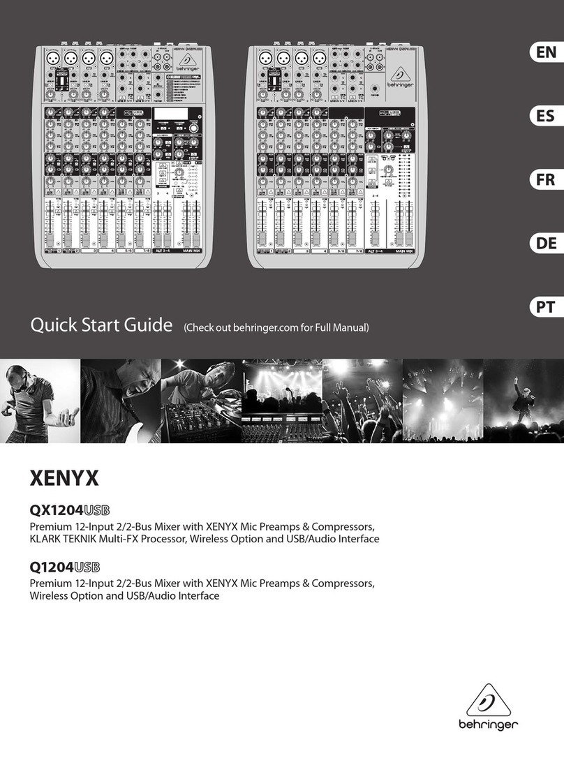 Behringer Xenyx QX1204 User manual