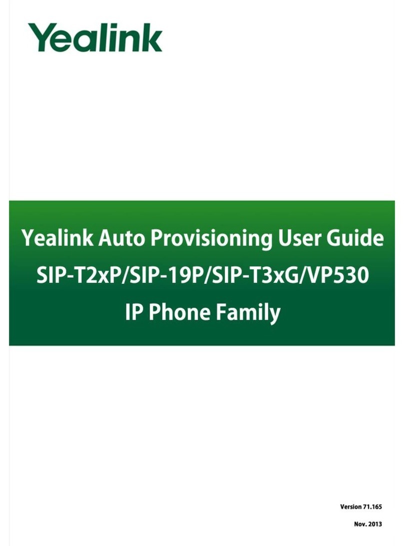Yealink SIP-T2XP User manual