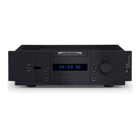 Balanced Audio Technology VK-53SE User manual
