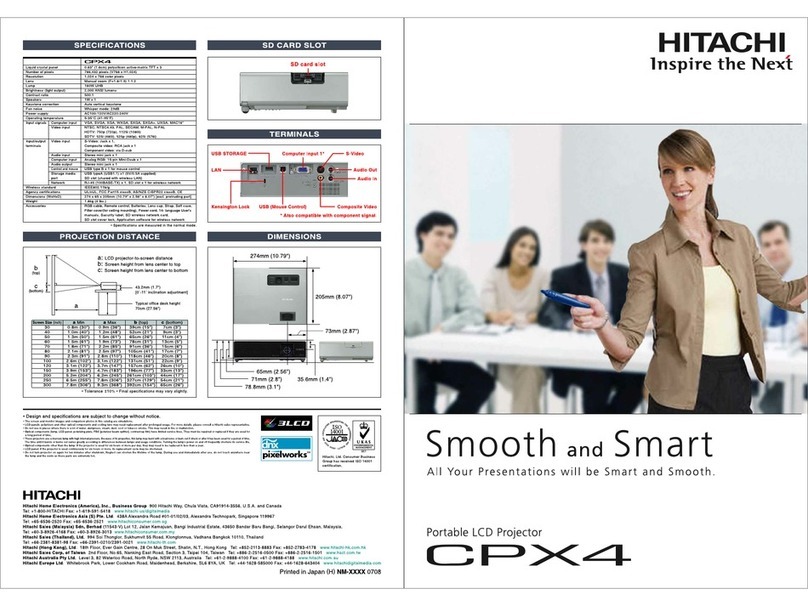 Hitachi CPX4 series Brochure & specs
