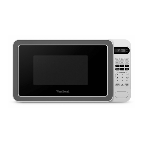 West Bend MICROWAVE OVEN User manual
