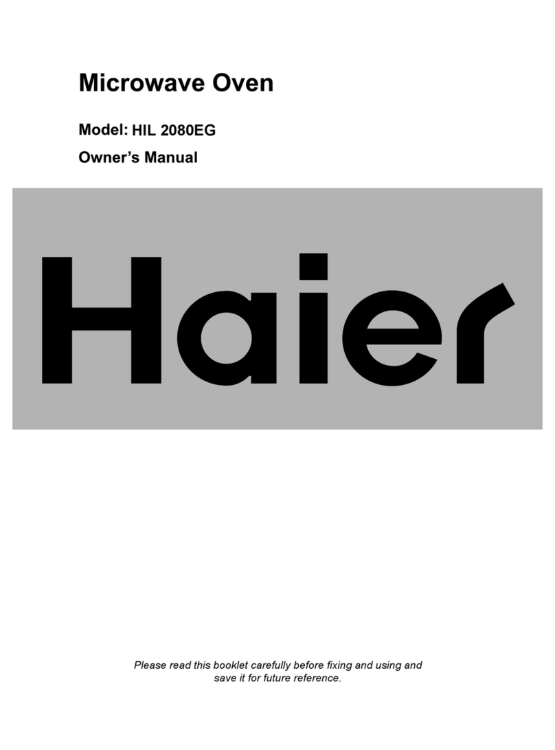 Haier HIL 2080EG owner's manual