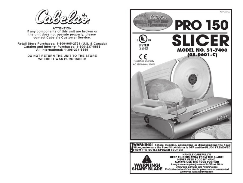Cabela's PRO 150 51-7403 manual&nbsp;