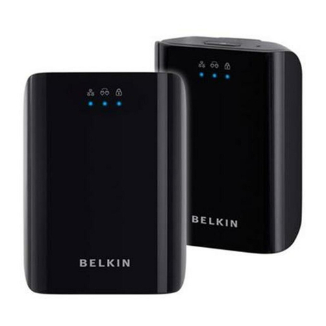 Belkin F5D4074 - Powerline AV Starter User manual Belkin F5D4074 - Powerline AV Starter User manual