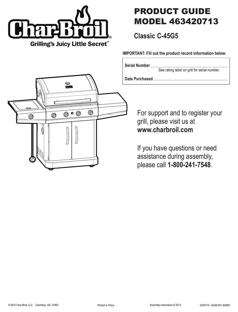 Char-Broil Classic C-45G5 User manual