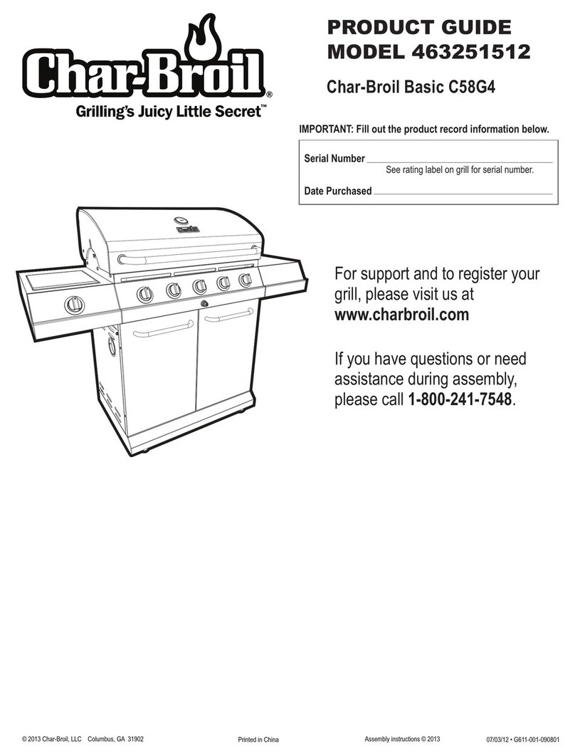 Char-Broil Basic C58G4 User manual