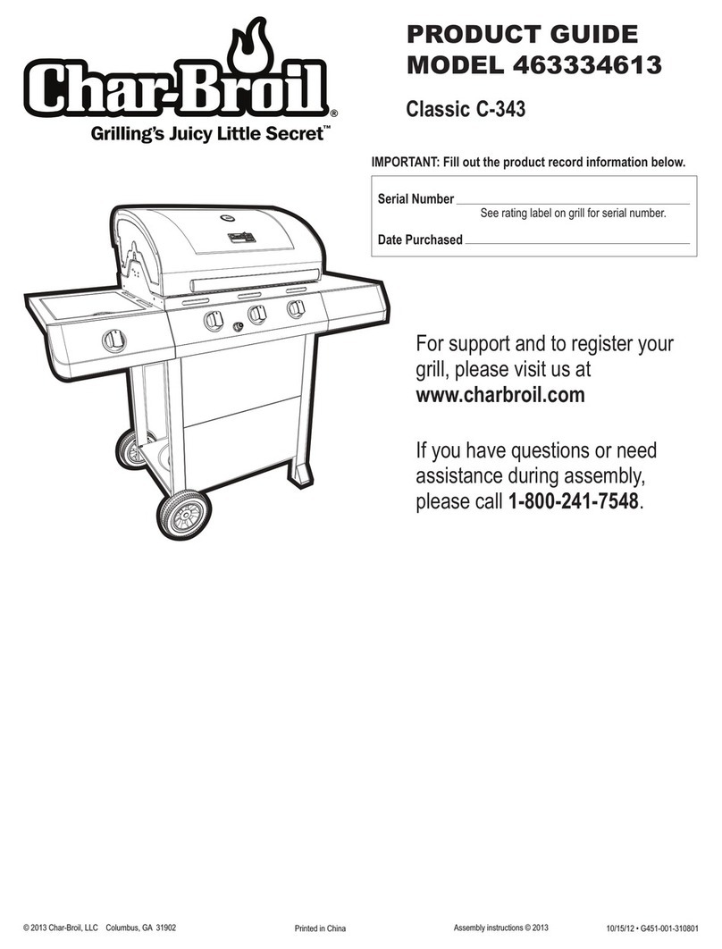 Char-Broil 463334613 User manual