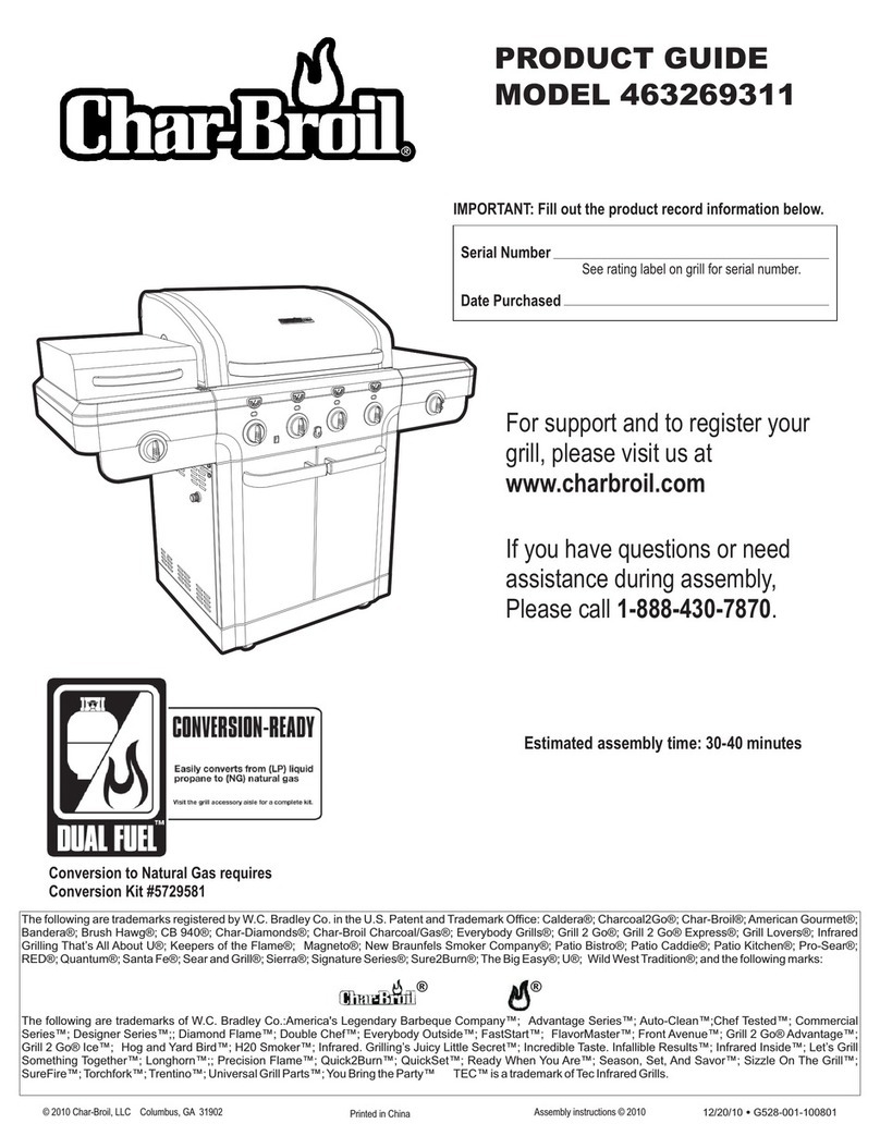 Char-Broil 463269311 User manual