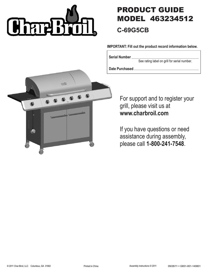 Char-Broil 463234512 User manual