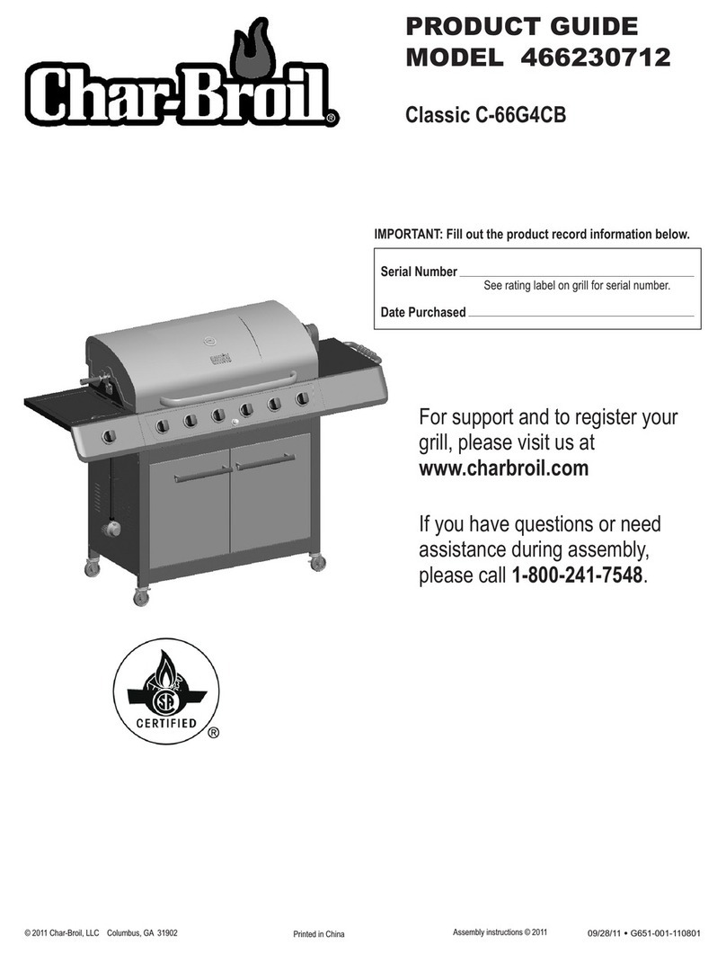 Char-Broil 466230712 User manual