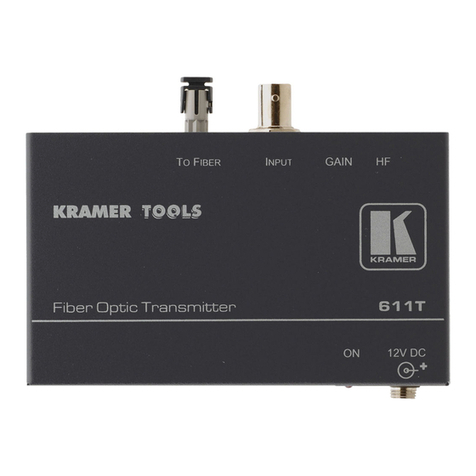 Kramer 611T User manual Kramer 611T User manual