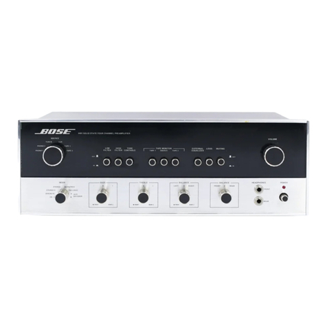 Bose 4401 User manual