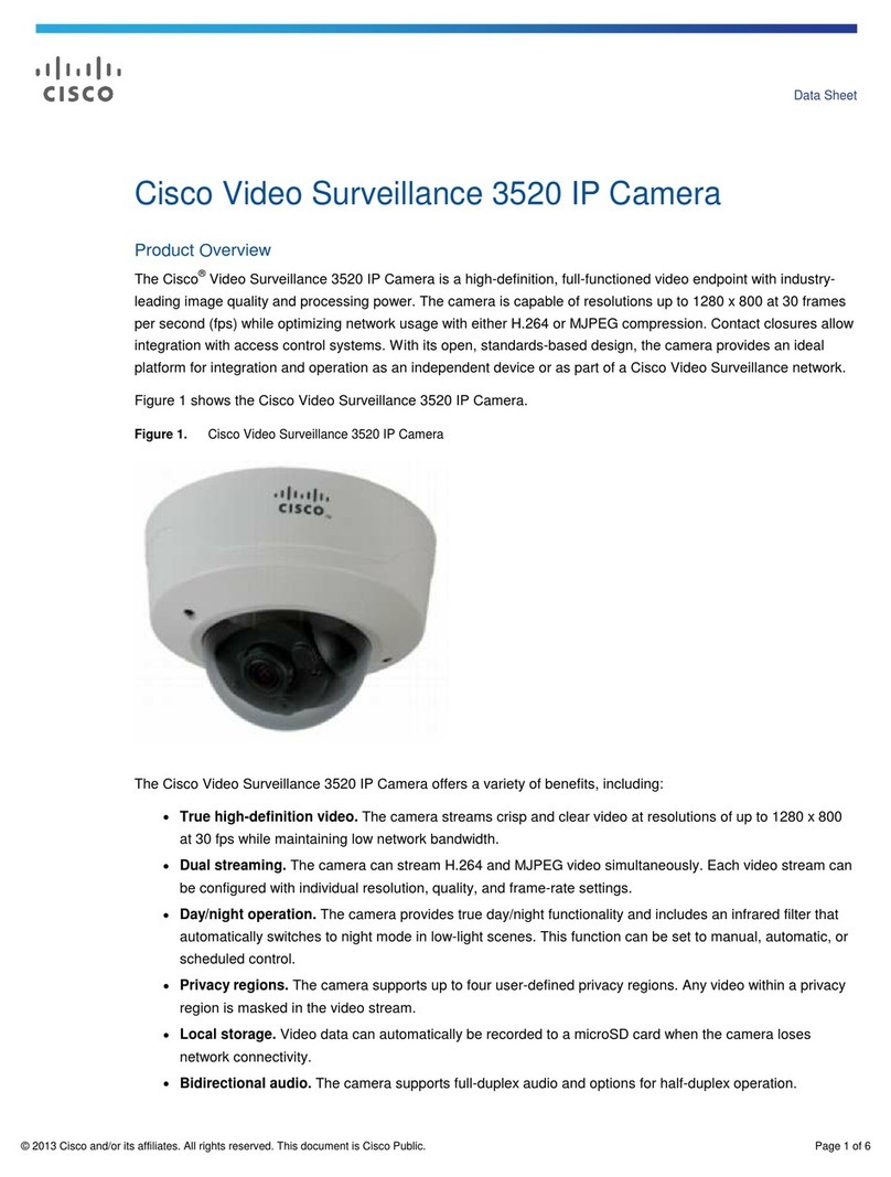 Cisco Video Surveillance 3520 User manual