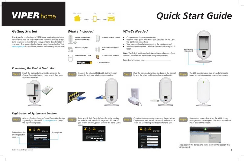 Viper Home quick start guide