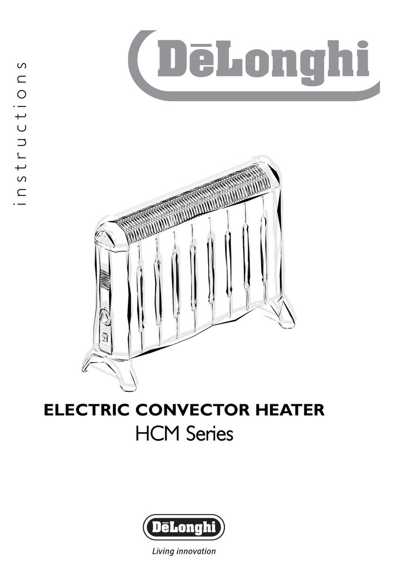 DeLonghi HCM Series User manual