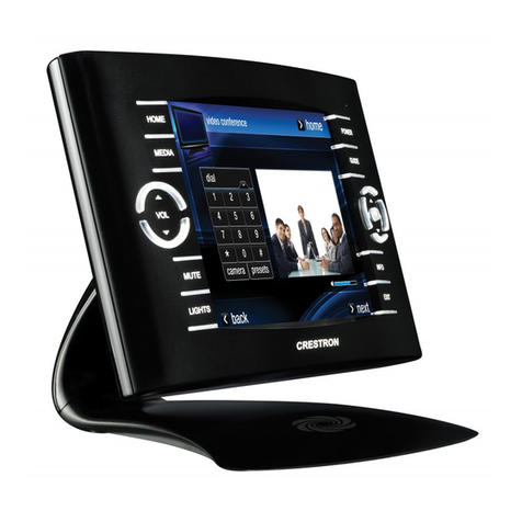 Crestron TPS-6X Series User manual Crestron TPS-6X Series User manual