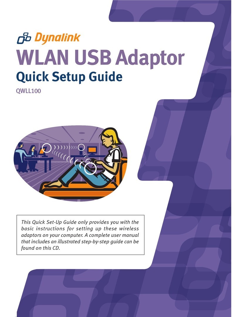 Dynalink QWLL100 Quick setup guide Dynalink QWLL100 Quick setup guide
