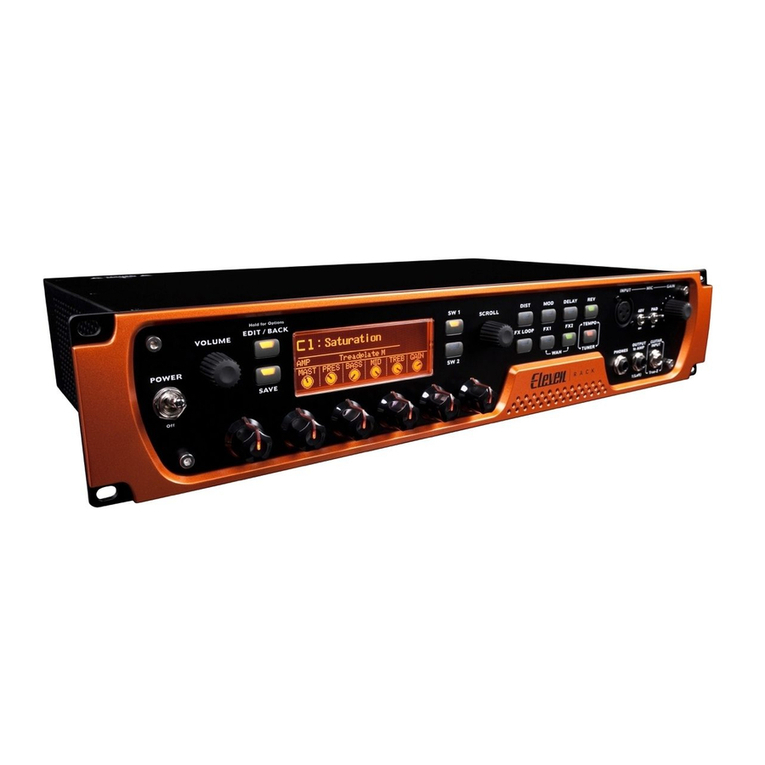 Avid Technology Eleven Rack user guide
