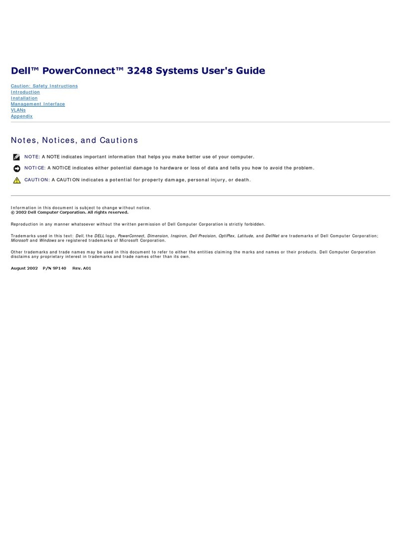 Dell PowerConnect 3248 User manual