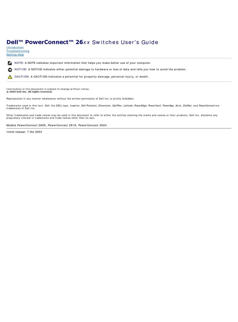 Dell PowerConnect 26 User manual