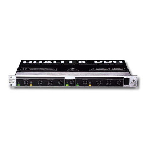 Behringer DUALFEX EX2200 Technical specifications