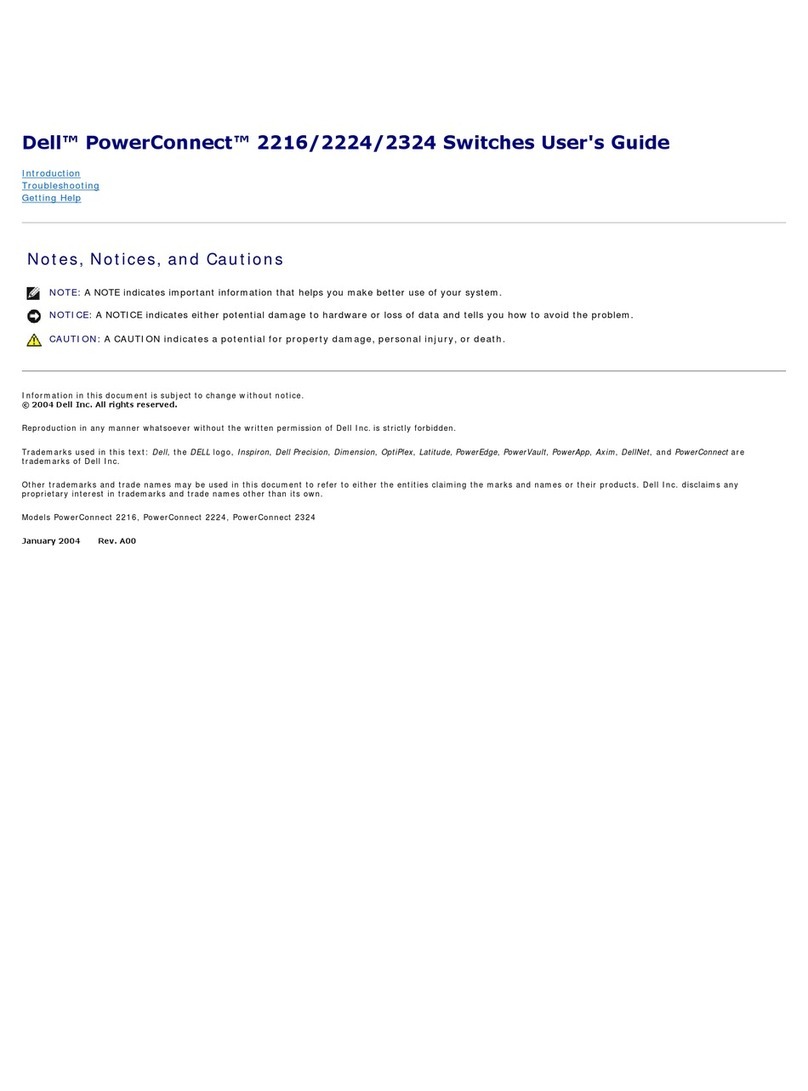 Dell PowerConnect 2216 User manual