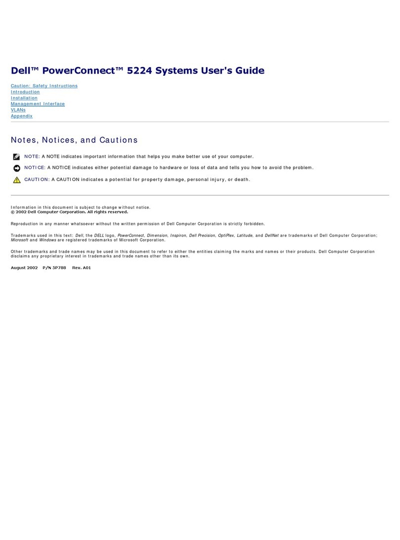 Dell PowerConnect 5224 User manual