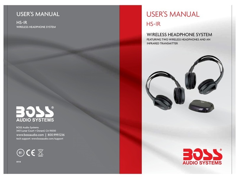 Boss Audio Systems HS-IR user manual