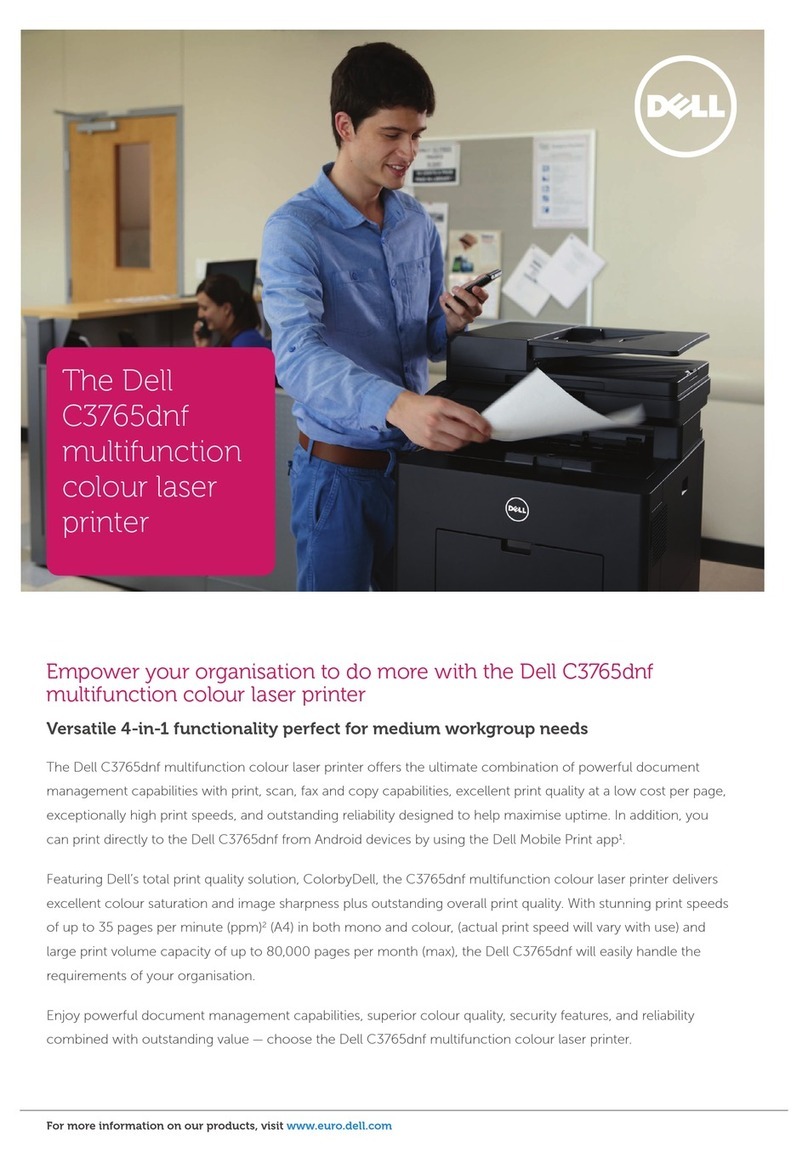 Dell C3765dnf Color Laser User manual