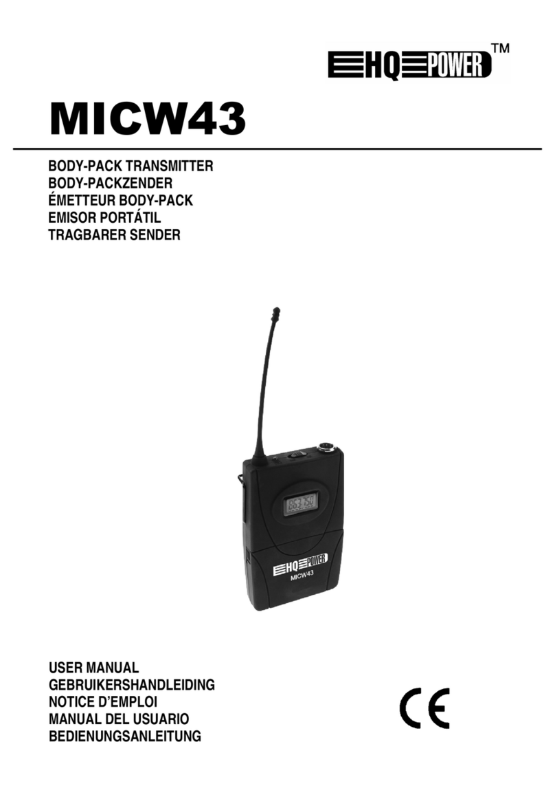 HQ Power MICW43 user manual