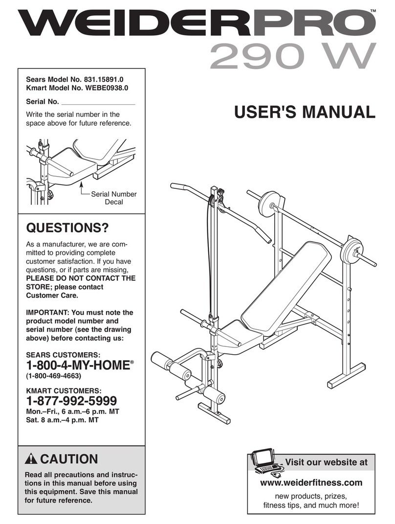 WeiderPro 831.15891.0 user manual